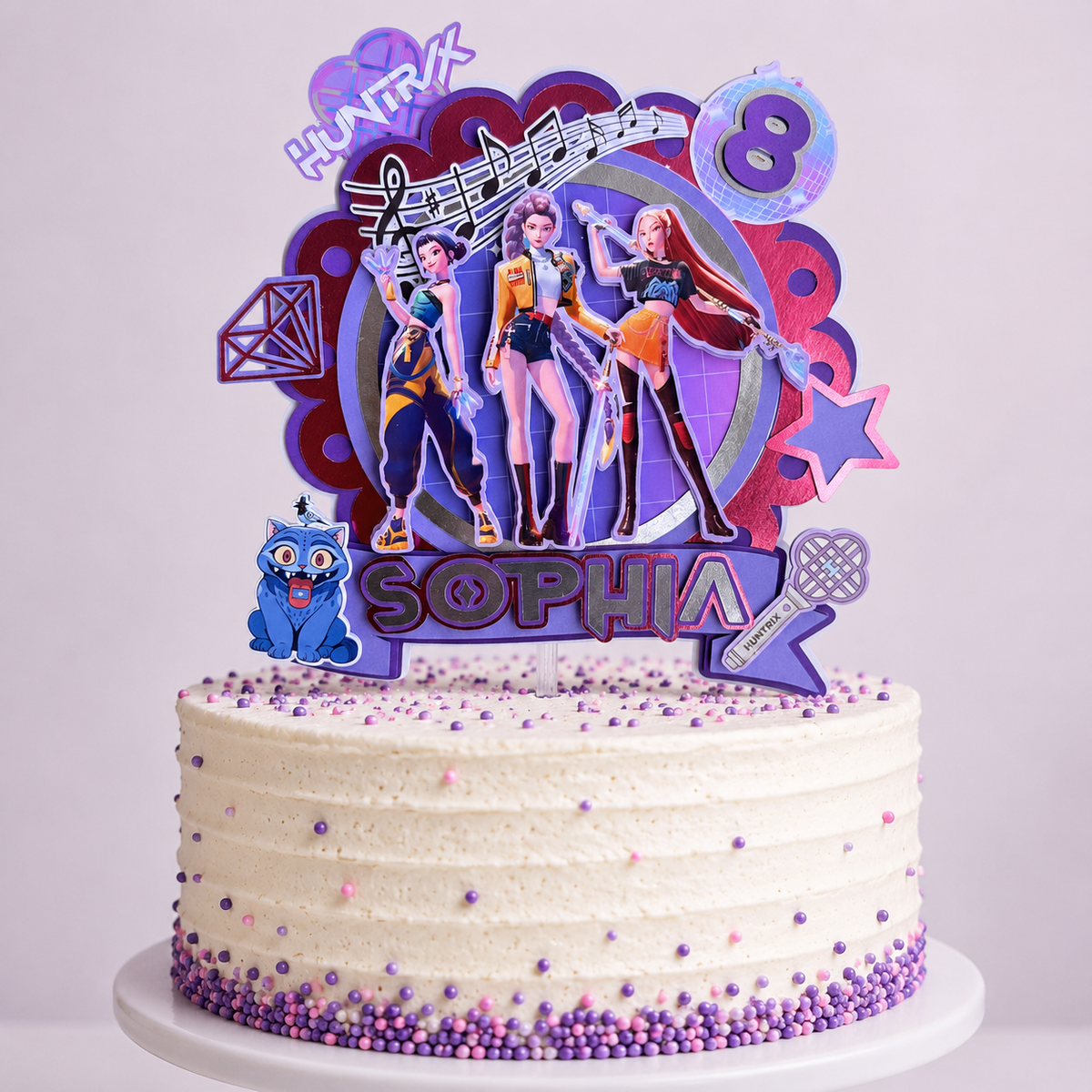 Personalized Kpop cake topper custom birthday cake decoration 