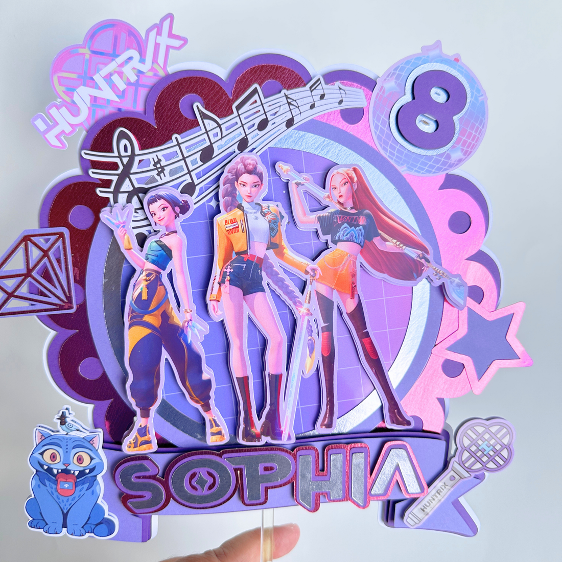 Personalized Kpop cake topper custom birthday cake decoration 