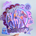 Personalized Kpop cake topper custom birthday cake decoration 